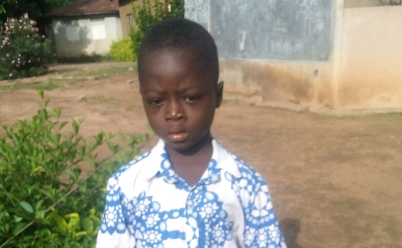 Gédéon – 4 ans (G) – Soleil des Nations – Notsé – Togo – en ligne 5 octobre